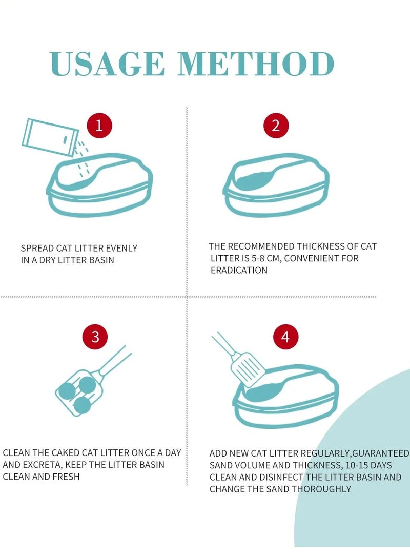 بايولاين عرض - رمل قطط بيولاين توفو 7 لتر - برائحة الفراولة + مغرفة رمل قطط موديرنا - Image 3